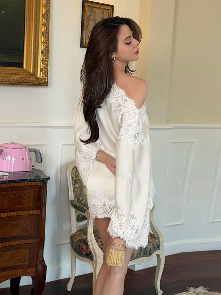 Elegant Lace Patchwork Women's - Women Formal Wear For Summer review and price