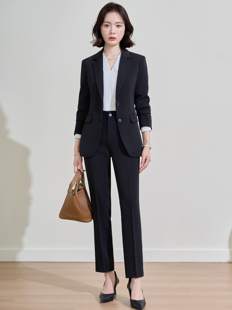 Navy blue professional suit fo - Women'S Formal Wear Pantsuits review and price