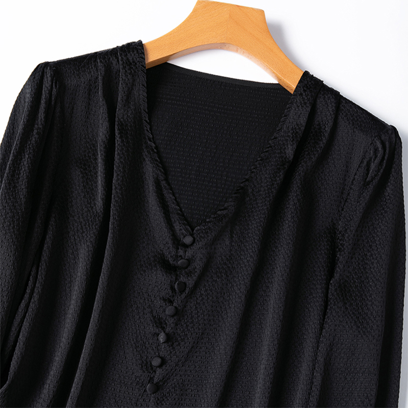 Women Silk Blouse 93% Mulberry - Silk Blouse Button review and price