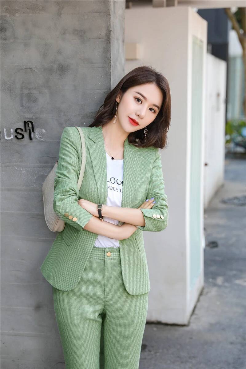 Novelty Green Uniform Designs  - Women'S Formal Wear Pantsuits review and price
