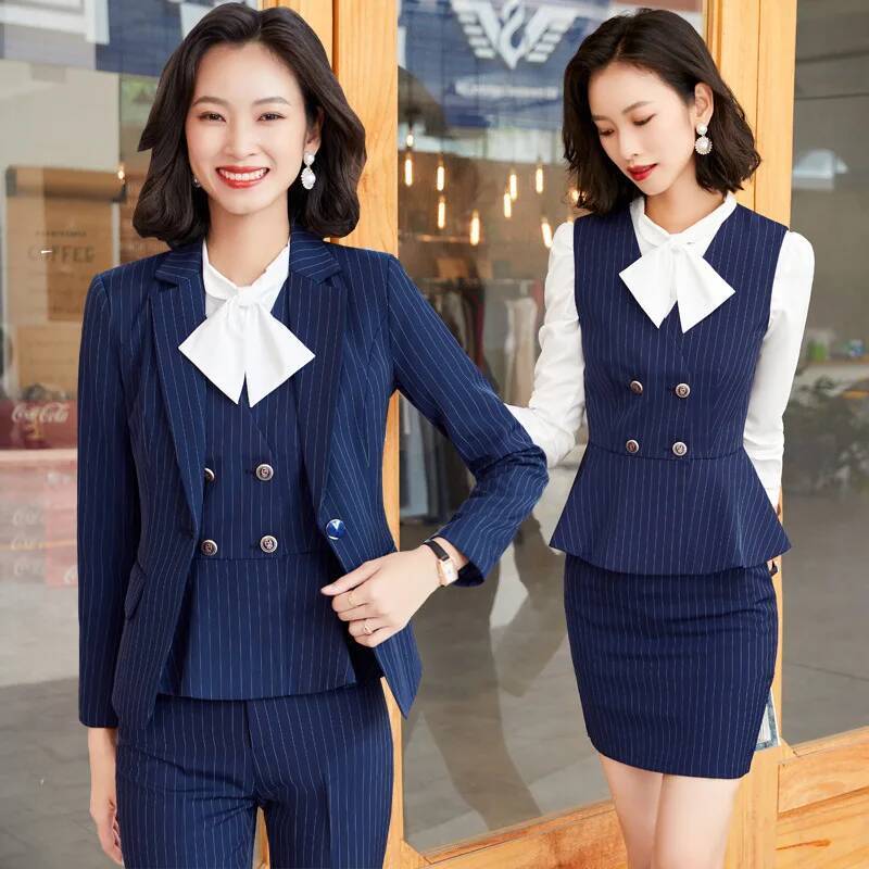 Fashion Striped Formal Busines - Women'S Formal Wear Pantsuits review and price