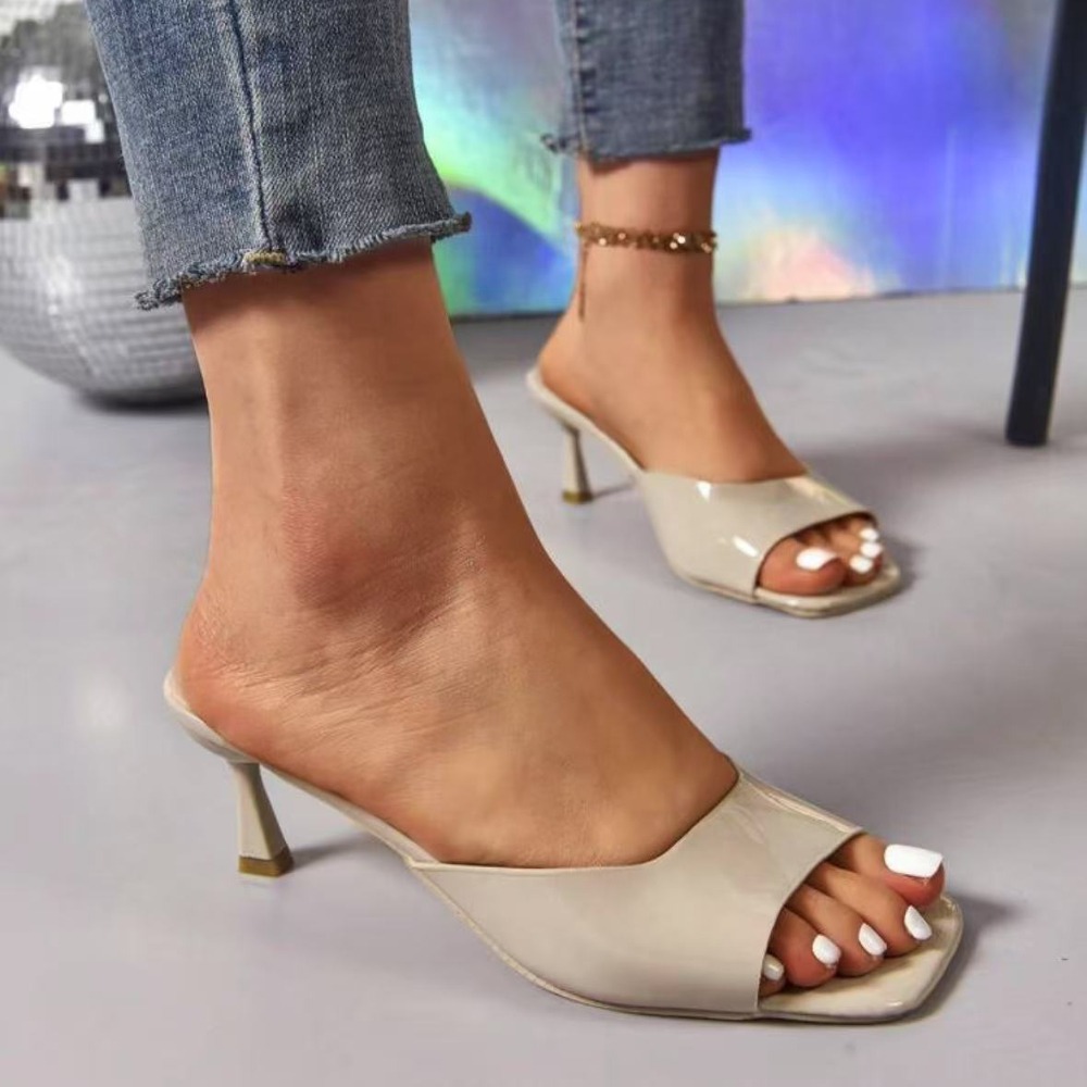 Fashion Fish Mouth Slippers Su - Women Formal Wear For Summer review and price