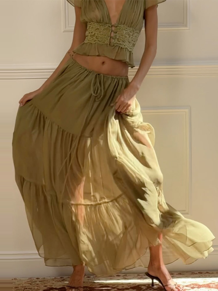 Elegant Lace Patchwork Women's - Women Formal Wear For Summer review and price